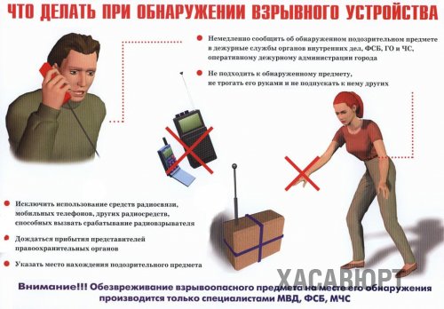 Как вести себя при обнаружении подозрительных предметов. Основные правила