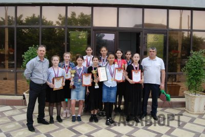 Юные баскетболистки Хасавюрта пополнили копилки наградами двух министерств