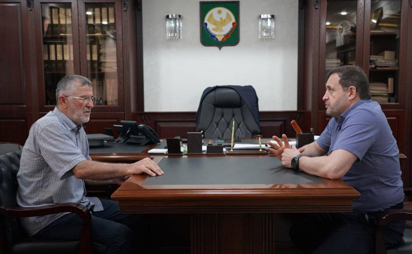 Корголи Корголиев встретился с участником СВО Хабибулой Мусалаевым