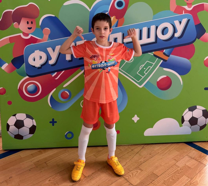 Юный футболист из Хасавюрта принял участие в федеральном проекте «Футбол-шоу»