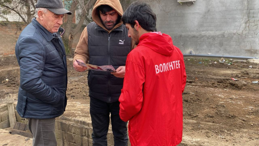 В Хасавюрте продолжается работа по информированию жителей о преимуществах военной службы по контракту