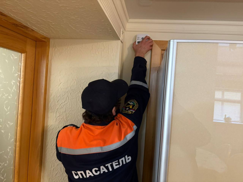 В Хасавюрте установили пожарные извещатели  