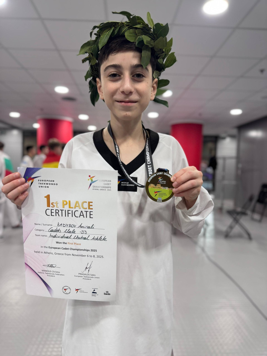 Юный спортсмен из Хасавюрта стал победителем Европейских соревнований