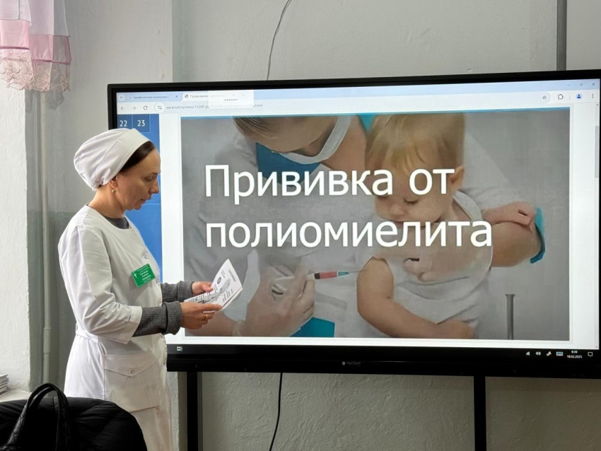 В школах Хасавюрта проводится работа по профилактике полиомиелита
