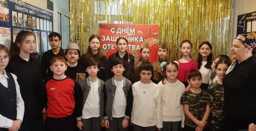 В Хасавюрте состоялось мероприятие, приуроченное ко Дню защитника Отечества