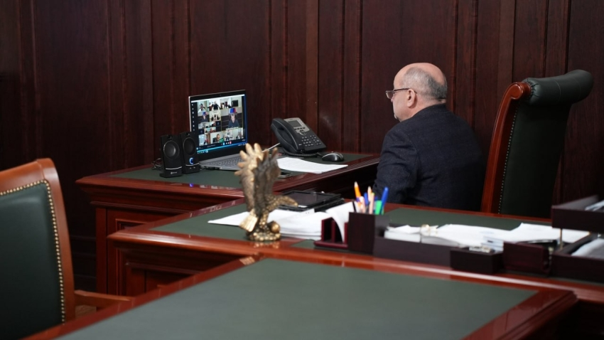 Администрация Хасавюрта приняла участие в совещании по вопросам ликвидации последствий паводков в Дагестане