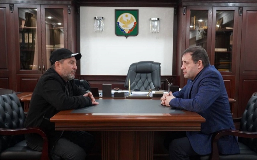 Корголи Корголиев встретился с участником специальной военной операции Галибом Мамедовым