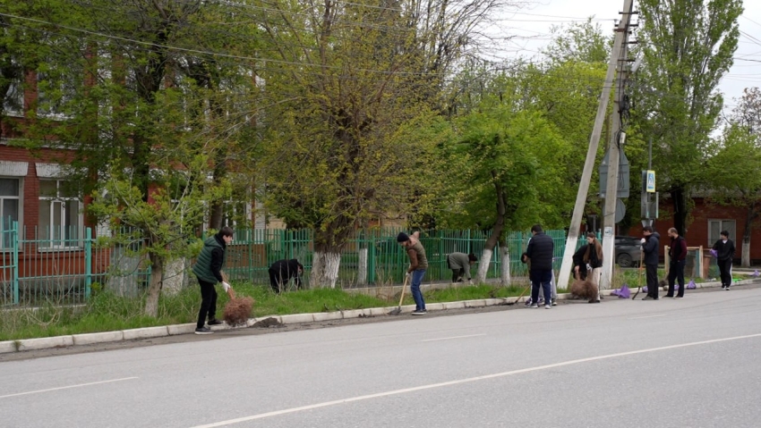 В Хасавюрте состоялся Всероссийский субботник