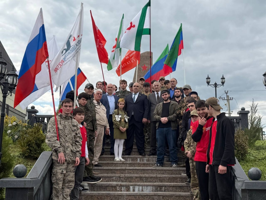 Дагестанский поисковый отряд «Кавказ» принял участие в открытии «Вахты памяти - 2026» в Ингушетии