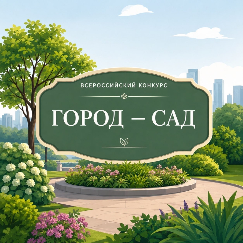 Жителей приглашают принять участие во Всероссийском конкурсе «Город - сад»
