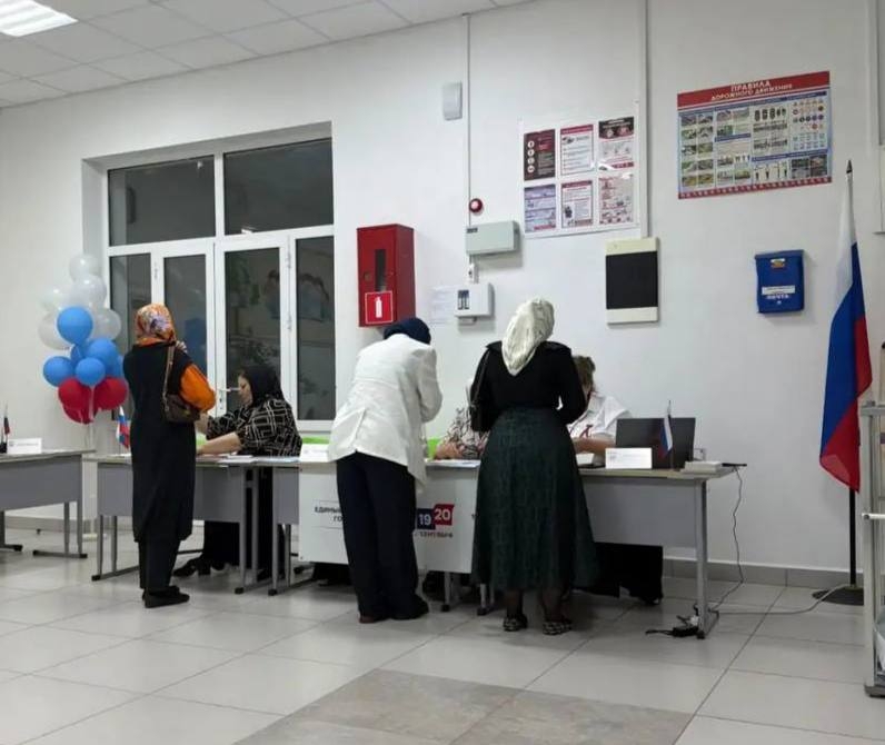 В Хасавюрте продолжается голосование