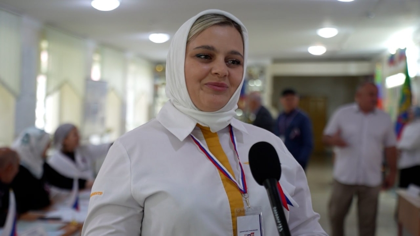 Председатель УИК №1505 Карина Хатиева рассказала как проходит второй день выборов