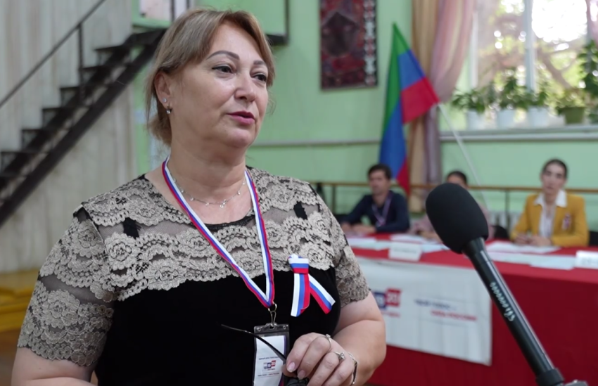 Председатель УИК №1480 Валентина Чечильбиева рассказала о том, как проходят выборы в Хасавюрте