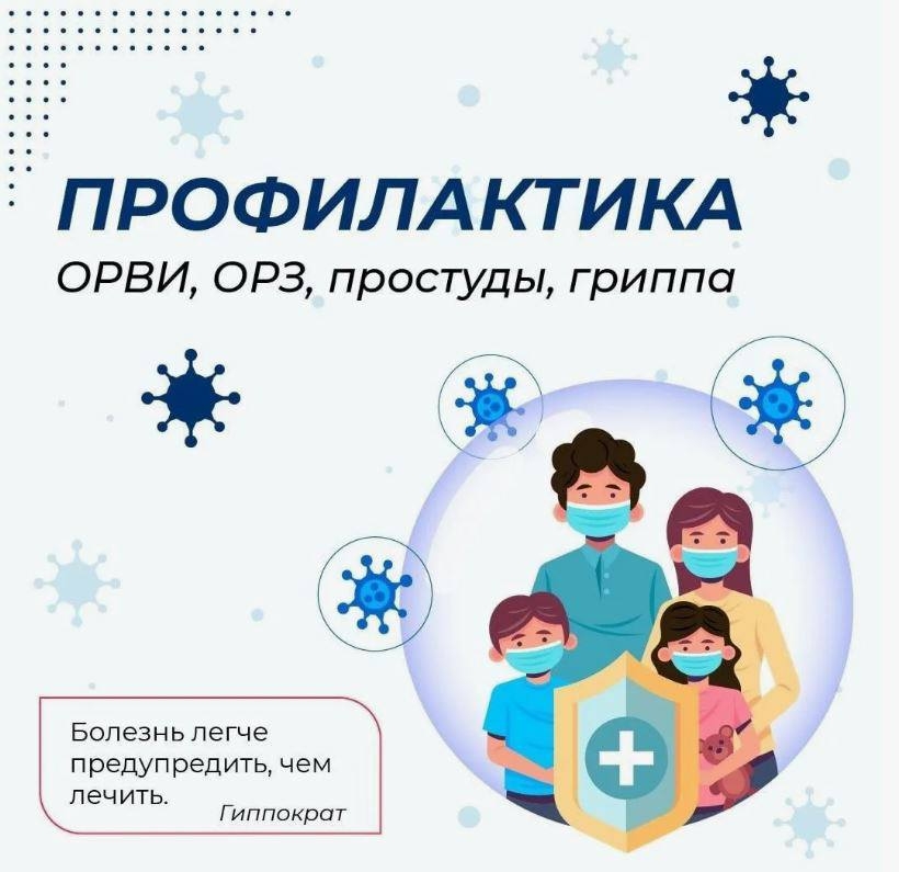 Профилактика гриппа и ОРВИ и вакцинация